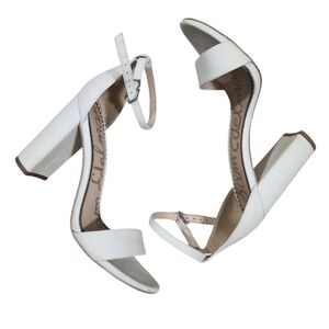 SAM EDELMAN Yaro dress sandals in white, size 6.5